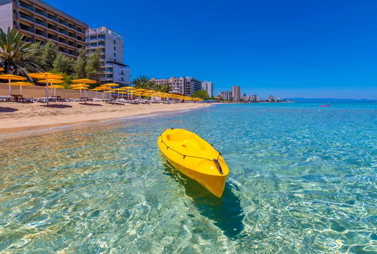 Gazimagusa Beach in Northern Cyprus