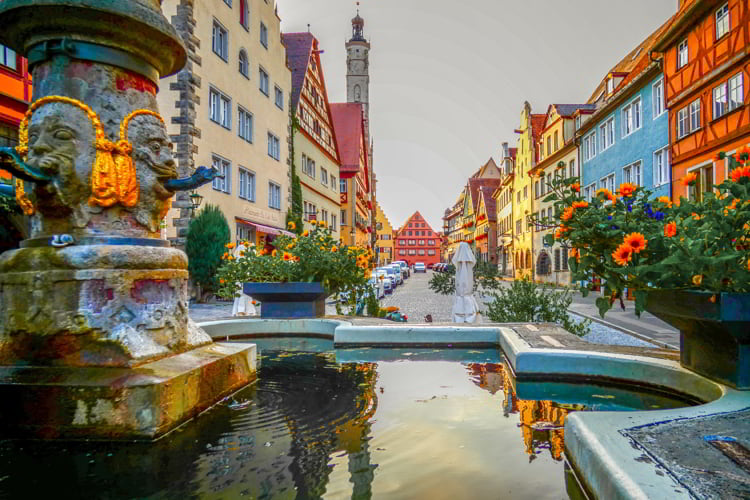 Historical Franconia in Bavaria, Germany.