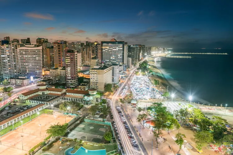 Fortaleza, Brazil at Night