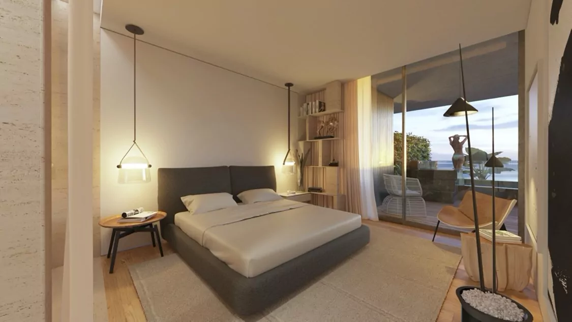 Luxury bedroom in apartment in Madeira, Portugal