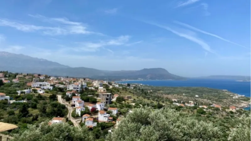 View From Kissamos Greece