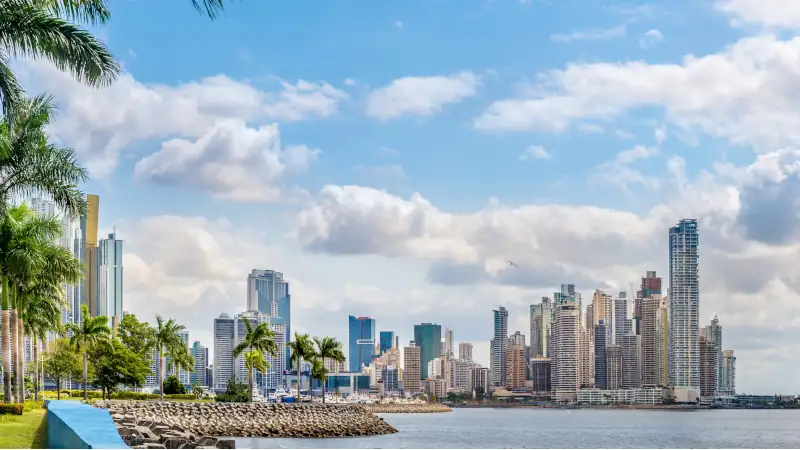 Panoramic view at the Downtown of Panama City - Panama