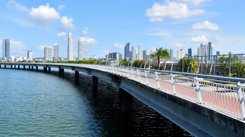The Cinta Costera Walk, Panama City