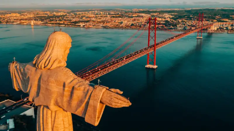 Aerial view of Sanctuary of Christ the King