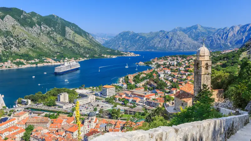 Kotor Bay and Old Town. Montenegro