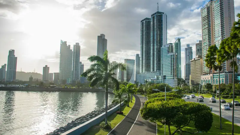 Panama Skyline - Cinta costera - City and harbor - modern city - city with skyscraper