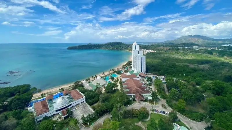 hotel playa bonita in panama aerial view